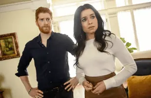 Jordan Dean and Sydney Morton are the third duo to step into Harry and Meghan's shoes in Lifetime's hit franchise. (Photo: Lifetime)