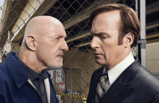 Jonathan Banks and Bob Odenkirk in Better Call Saul. (Photo: AMC)