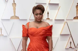 Aunjunue Ellis at the 2022 Oscars (Photo: ABC)