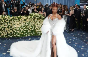 Megan Thee Stallion at the Met Gala (Image via Everett Collection)