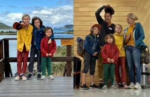 Travel influencer Garrett Gee sparks backlash after cliff stunt with his young son.