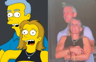 The Simpsons and the viral Astronomer CEO picture (Photo: X/@Fretfret6)
