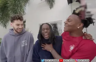 Adin Ross, Kai Cenat and IShowSpeed (Image via YouTube/@Adin Live)