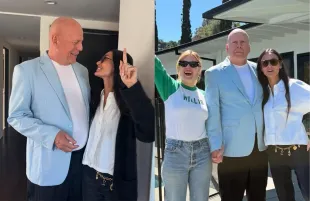 Bruce Willis with his family (Photo: Instagram/@buuski)