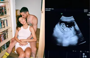 Pete Davidson calls fatherhood his “forever dream” as he and girlfriend Elsie Hewitt prepare to welcome their first child.