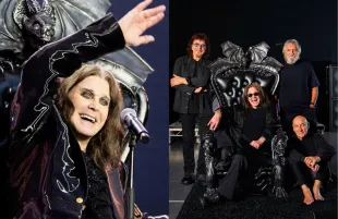 Ozzy Osbourne with the Black Sabbath (Photo: Instagram/@ozzyosbourne, @blacksabbath)