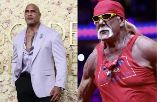 Dwayne Johnson & Hulk Hogan (Image via Getty)