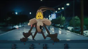 First look at Wile E. Coyote in the upcoming live-action animated comedy film Coyote vs. Acme.