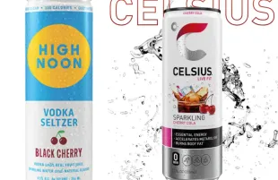 High Noon and Celsius energy drinks (Photo: High Noon Spirits and Celsius)