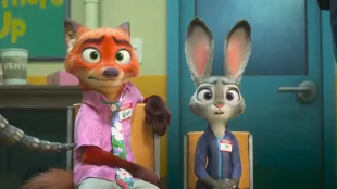 A snippet of Judy and Nick from the upcoming sequel film Zootopia 2.
