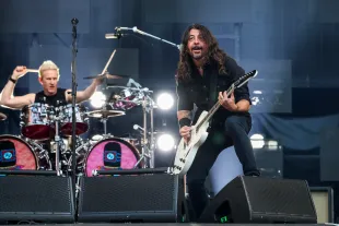 Josh Freese performing with Foo Fighters in 2024 (Image via Getty)