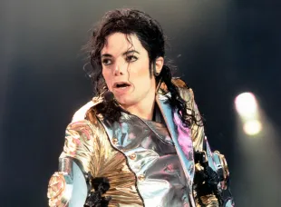 Michael Jackson performing on stage in Amsterdam (Image via Getty)