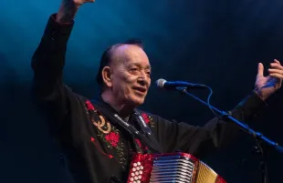 The six-time Grammy-winning Tex-Mex legend passed away at 86 (Image via Facebook/Flaco Jimenez)