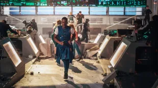 Ncuti Gatwa as the Fifteenth Doctor in Doctor Who Season 15 finale episode titled The Reality War.