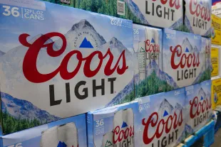 Cases of Coors Light (Image via Getty)