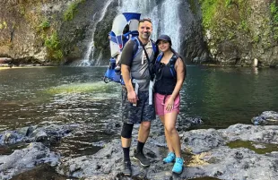 Brandon LeRoy [L] and his wife, Jestene LeRoy [R] were pronounced dead at the scene of plane crash (Image via Instagram/@jaylenai)