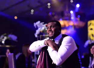Dez Bryant is beefing with Nicki Minaj on X  (Photo by Ethan Miller/Getty Images for Michael Jordan Celebrity Invitational)